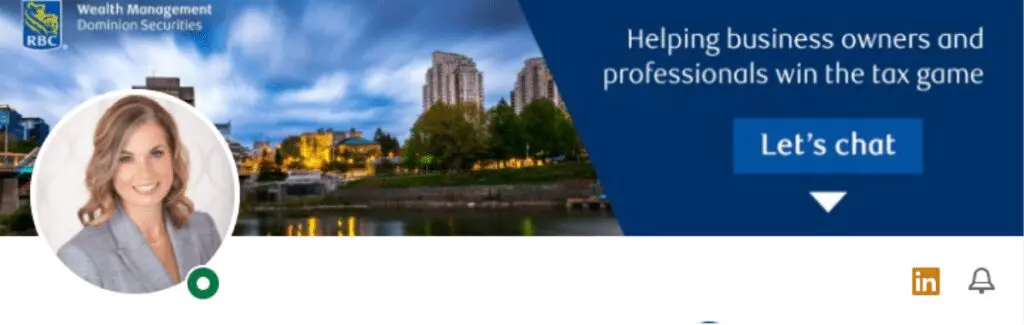 Financial Advisor Custom Header