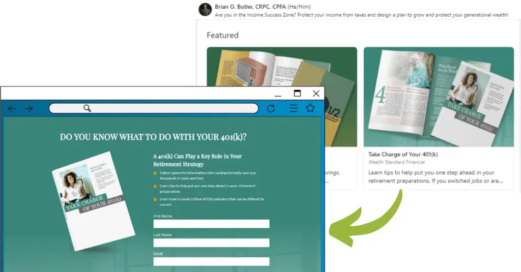Pin content to your Featured section in LinkedIn