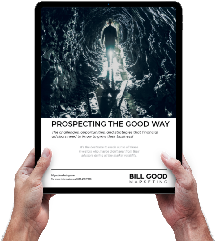 Prospecting the good way article displayed on a tablet