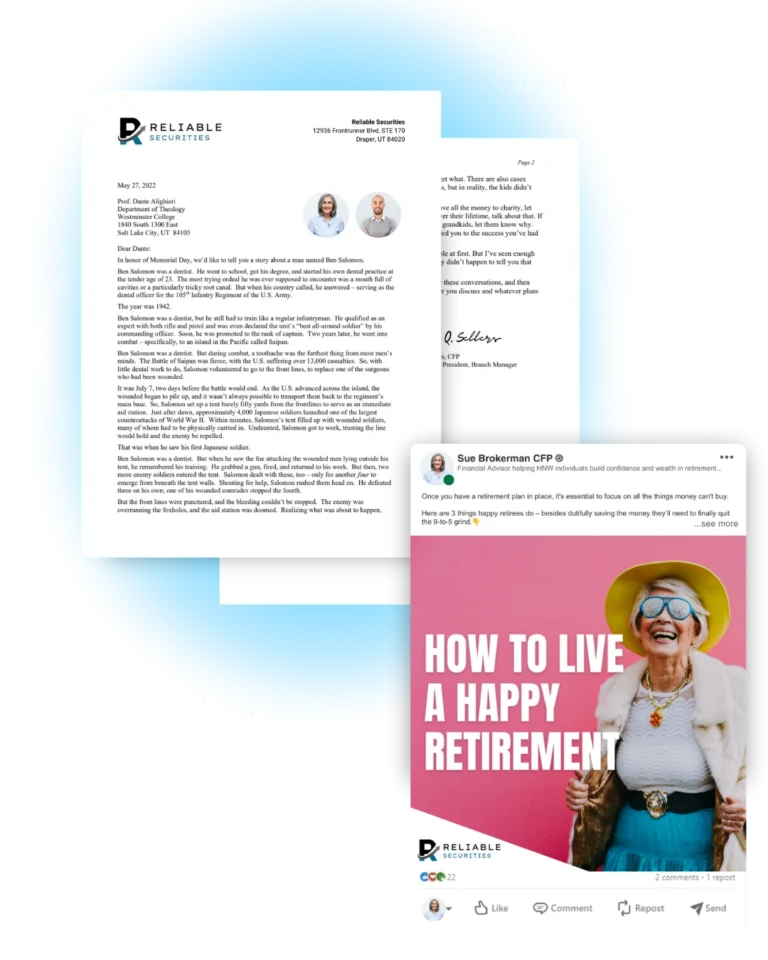AUM Generating Direct Mail Campaigns